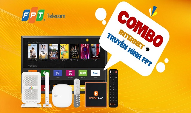 Lắp Mạng FPT Tuyên Quang - Gói cước ưu đãi hấp dẫn, trang bị modem wifi 4 cổng. 3 Combo internet truyền hình FPT Tuyên Quang