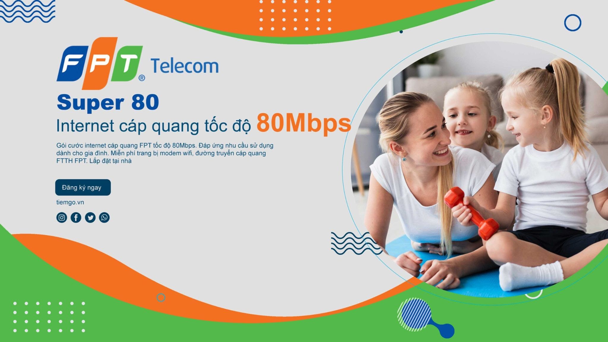 Hộ gia đình nên sử dụng gói cước internet nào ? 3 Gói internet thông dụng cho hộ gia đình nhất