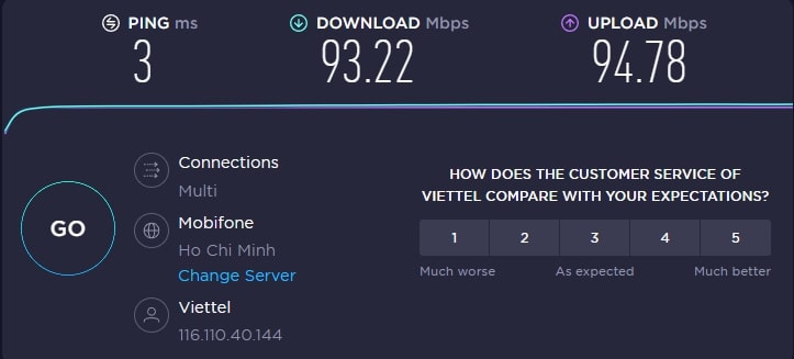 Hướng dẫn cách kiểm tốc độ các nhà mạng bằng Speedtest 3 Các thông số trên Speedtest