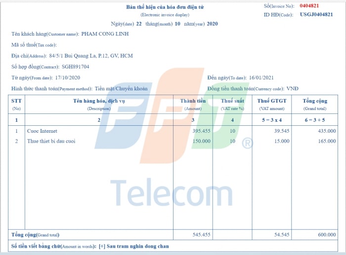 Hướng dẫn cách đóng tiền mạng/ thanh toán hóa đơn FPT 2 Thanh toán hóa đơn FPT