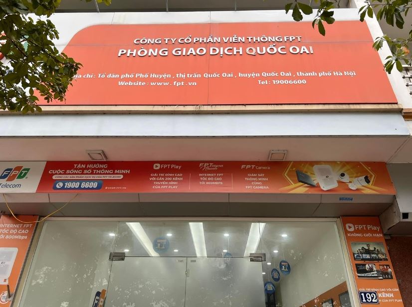 Khuyến mãi lắp mạng FPT ở Quốc Oai, uy tín, giá rẻ, phục vụ 24/7 6 Văn Phòng Giao Dịch Fpt Huyện Quốc Oai